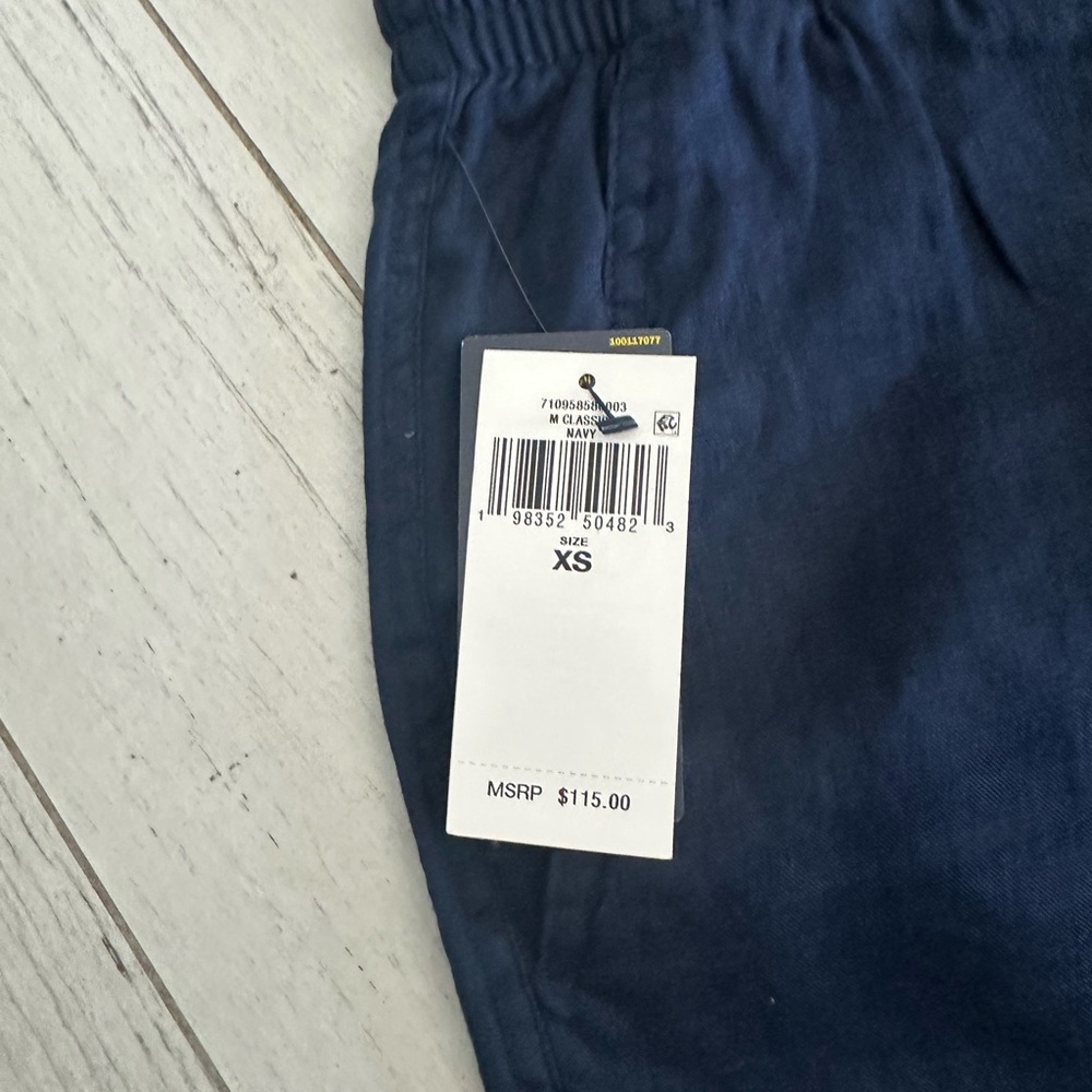 Polo by Ralph Lauren Men's Dark Blue Flat Front Shorts - Picture 5 of 5